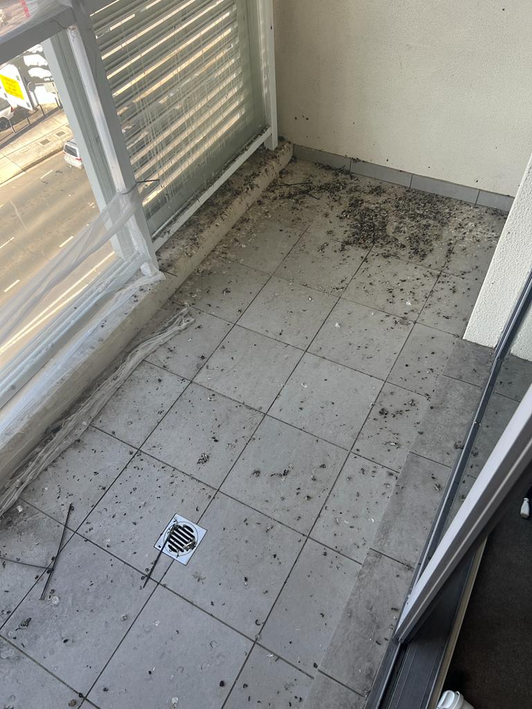 Before, Balcony pressure wash